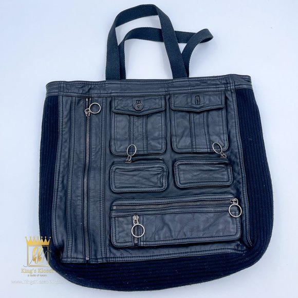 DIOR MEN'S LEATHER MESSENGER BAG - Picture 2 of 14